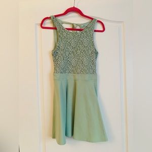 Urban outfitters lace bodice skater dress size S